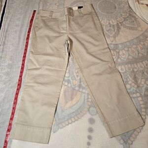 LOFT Marisa Light Khaki Capris Pants, sz 2.  NWT
